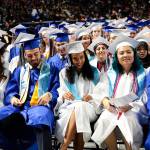 Kent-Meridian High graduates at the ShoWare Center in 2017. FILE PHOTO