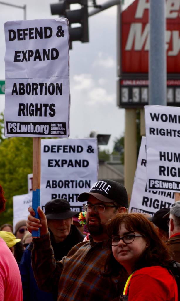 Heated demonstration on East Hill