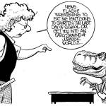 Reporter cartoon, Frank Shiers