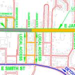 Do Kent drivers prefer full or partial closure of James Street during road construction?