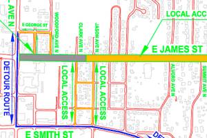 City of Kent decides on full closure of James Street for repairs