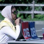 Ayesha Mohamed keeps score. MARK KLAAS, Kent Reporter
