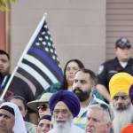 Supporters of all walks come to honor fallen Kent Police Officer Diego Moreno. MARK KLAAS, Kent Reporter