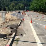 Drivers can use a temporary bypass along West Meeker Street for the next several weeks as crews perform utility work for the Marquee on Meeker project. COURTESY PHOTO, City of Kent