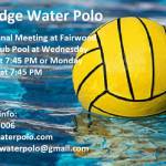 Kentridge water polo sets informational meetings