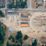An aerial view of construction of the new YMCA on Kents East Hill. COURTESY PHOTO, City of Kent