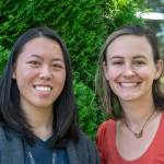 UW engineering students Shu-Ki Chan, left, and Michelle Tolfa. COURTESY PHOTO