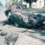 A 21-year-old driver rolled his car Sept. 5 in the 26200 block of Pacific Highway South. The driver and two passengers suffered non-life threatening injuries. COURTESY PHOTO, Kent Police