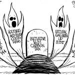 REPORTER CARTOON, Frank Shiers, Jr.