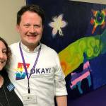 Open group colors open canvas with message of hope, understanding