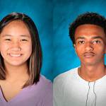 Jayda So and Sam Ayele. COURTESY PHOTOS, Kent schools
