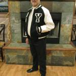 John Yingling shows his winning, three-piece ensemble. COURTESY PHOTO