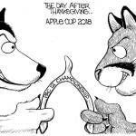 Reporter cartoon, Frank Shiers