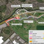 A map of the setback levee to be built in 2019 and 2020 for Lower Russell Road. COURTESY GRAPHIC, City of Kent