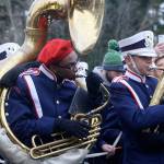 The Kennedy Catholic High School band plays at the grand opening Wednesday in Kent of Dicks Drive-In. STEVE HUNTER, Kent Reporter