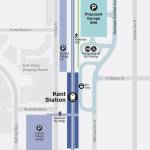 A map of where Sound Transit plans to build a second garage for train commuters. COURTESY GRAPHIC, Sound Transit