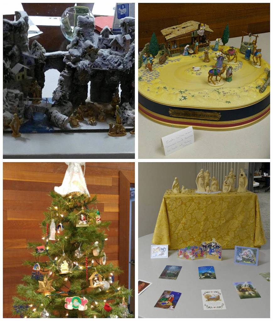 Woman’s large nativity scene collection on display