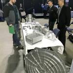 Representatives from Duvall-based Pentz Cast Solutions – a precision aluminum casting foundry – talks to a interested job seeker during the fair. MARK KLAAS, Auburn Reporter