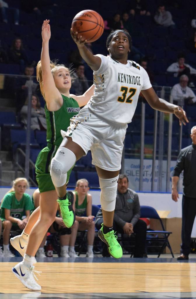 Kentridges Jordyn Jenkins drives for two. RACHEL CIAMPI, Kent Reporter