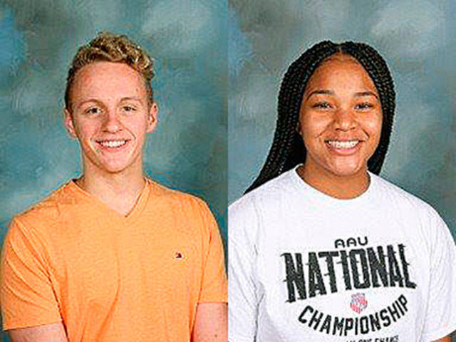 Nolan Cleary and JaQuaya Miller. COURTESY PHOTOS