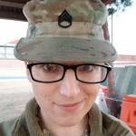 Staff Sgt. Katie Schmid is unsure how President Trumps transgender military ban will affect her. Photo courtesy of Katie Schmid