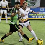 The Stars Philip Lund, right, battles for the ball during MASL play against El Paso on Friday night. COURTESY PHOTO, Stars