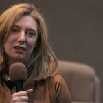 Diane Oakes talks about the legacy and work of her late father, former Washington Gov. Mike Lowry, during a ceremony at City Hall on Monday. Oakes and her family were on hand to recognize the work of three organizations in reducing homelessness. The family established the Lowry Fund to End Homelessness to support the work done in local communities. MARK KLAAS, Kent Reporter