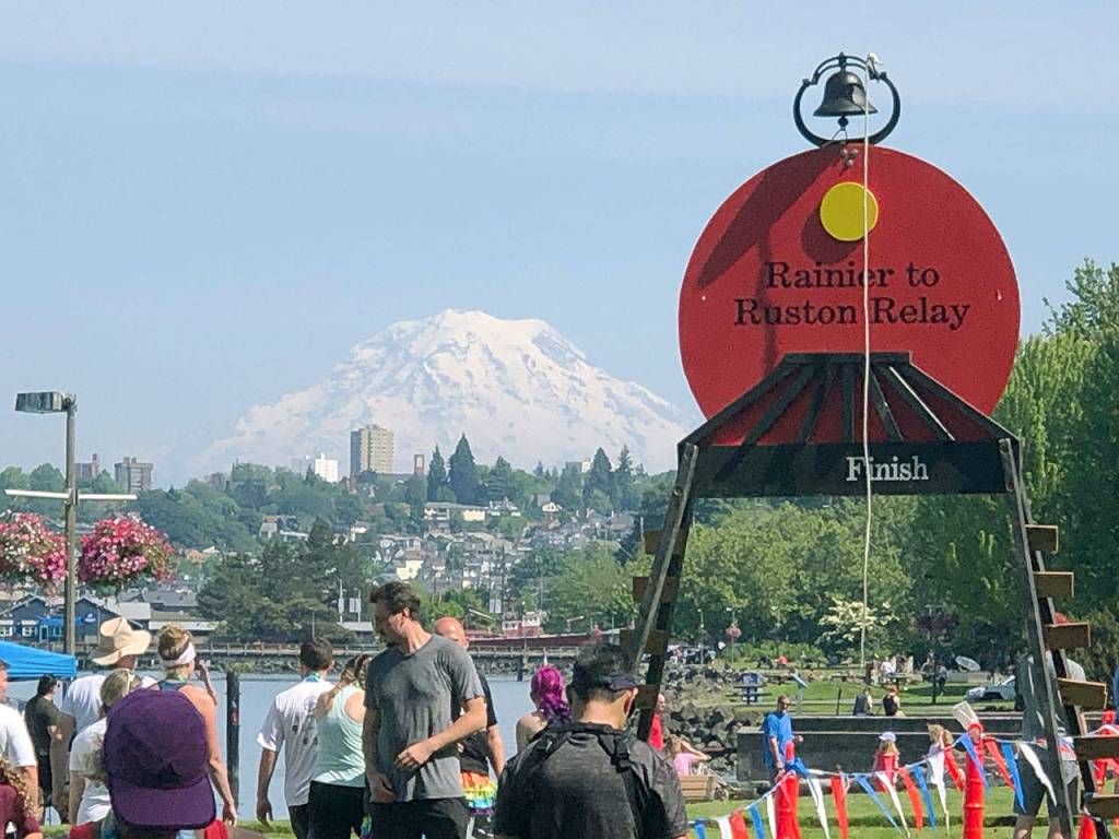 Kent Rotarians complete the 50-mile Rainier to Ruston Relay