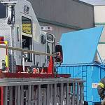 Sprinkler system helps control Kent paper recycling plant fire