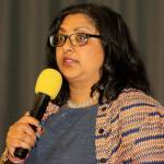 State Sen. Mona Das, D-Kent, speaks at a Kent Chamber of Commerce luncheon June 20 about racism and sexism among legislators. STEVE HUNTER, KENT REPORTER