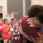 Kathie Nguyen embraces Eileen & Callies Place founder Dr. Natalie Ellington. Celebrate 18!, hosted on July 13, was also the day of Ellingtons birthday. OLIVIA SULLIVAN, Federal Way Mirror