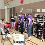 Clothes, shoes and jewelry were neatly placed on display racks to provide the birthday girls with a shopping experience. OLIVIA SULLIVAN, Federal Way Mirror
