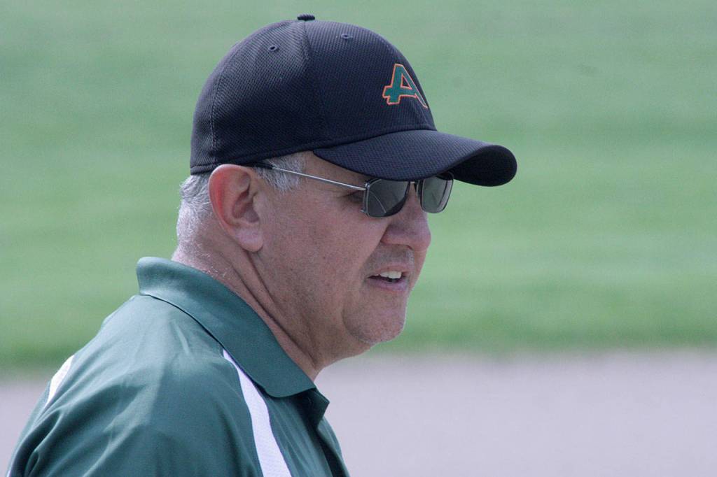 Acer coach Mark Anderton watches the action. MARK KLAAS, Kent Reporter