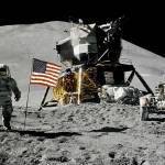 Apollo 15 was the first of three missions that used the rover. COURTESY PHOTO, city of Kent, NASA