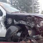 Officers catch woman who reportedly stole Kent Police SUV