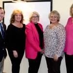 At the breakfast are, from left: Algona Mayor Dave Hill; King County Councilmember Pete von Reichbauer; Auburn Mayor Nancy Backus; State Auditor Pat McCarthy; Pacific Mayor Leanne Guier; and Enumclaw Mayor Jan Molinaro. COURTESY PHOTO