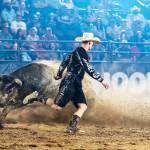 Chance Moorman competes in the Tri-Cities Invitational in May in Kennewick. COURTESY PHOTO, Bullfighters Only