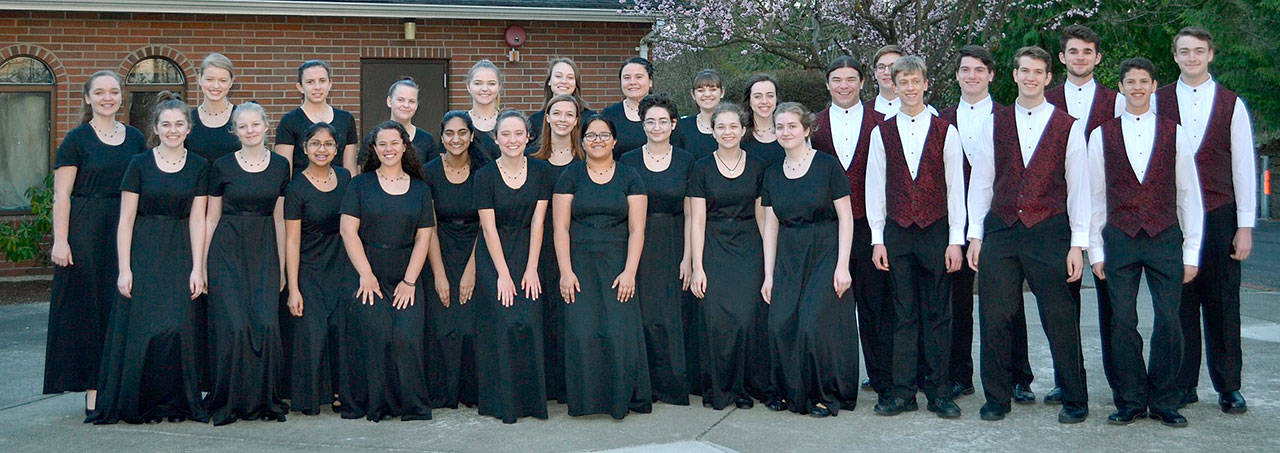 The Rainier Youth Choirs Consonare Ensemble. COURTESY PHOTO