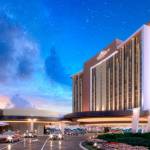 A rendering of what the Muckleshoot Tribes 18-story, 400-room hotel resort will look like when it is expected to open in 2021, next to its main casino at 2402 Auburn Way S. COURTESY IMAGE, Tribe/Smarthouse Creative