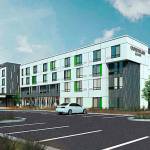 A rendering of the type of hotel city of Kent officials hope to see built on the Naden property. COURTESY GRAPHIC, City of Kent