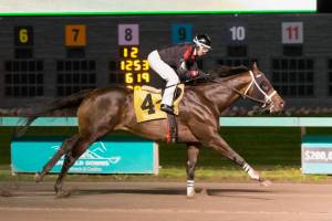 So Lucky and Jennifer Whitaker. COURTESY TRACK PHOTO