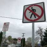 People arent supposed to cross at Second Avenue and West James Street but many do anyway. The city of Kent will receive funds from Sound Transit to install a crosswalk with a signal in the next year or two. FILE PHOTO