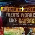 Garbage service missed two days because of strike