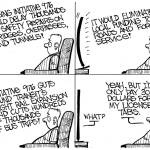 FRANK SHIERS, Reporter cartoon