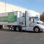Jim Florek arrives at the Northwest Harvest main warehouse off West Valley Highway in Kent from the Kelso-Longview area to deliver turkeys. MARK KLAAS, Kent Reporter
