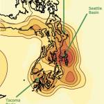 Seattle, Tacoma, Everett and Mukilteo all lie within some of Puget Sounds largest basins. These areas magnify how much the ground shakes in an earthquake. (Erin Wirth)