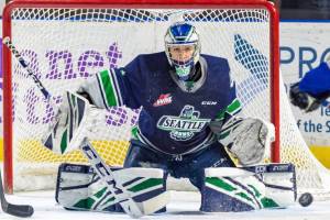 Thunderbirds goalie Roddy Ross. COURTESY PHOTO, Brian Liesse, T-Birds
