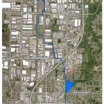 An updated map of the Mill Creek Reestablishment project. COURTESY GRAPHIC, City of Kent