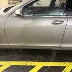 The Washington State Patrol released this photo of a car riddled with bullet holes after a shooting Thursday along Interstate 5 in Kent. The driver suffered a gunshot wound to the lower back. COURTESY PHOTO, State Patrol