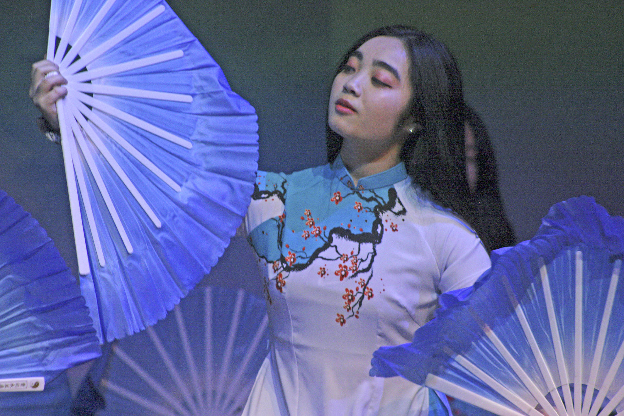 Vietnamese cultural dancers perform during the seventh annual Dance for Heart program at the Kentridge Performing Arts Center last year. MARK KLAAS, Kent Reporter